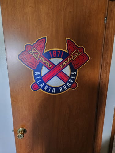 Customer photo review of Atlanta Braves™ Logo Wooden Puzzle