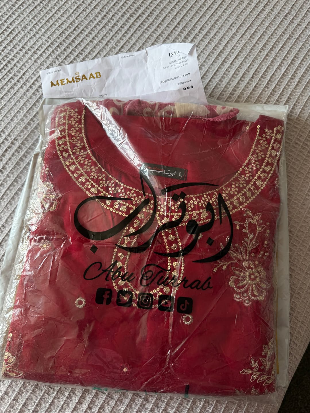 Customer photo review of ALF-12 - MEMSAAB FORMALS LAWN Outfit 2026
