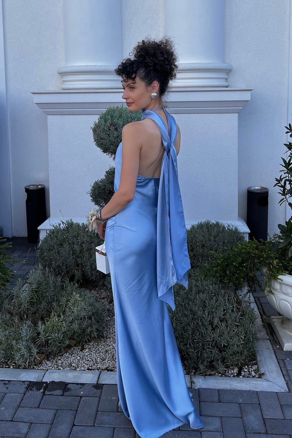 Customer photo review of AMELIA DRESS BABY BLUE