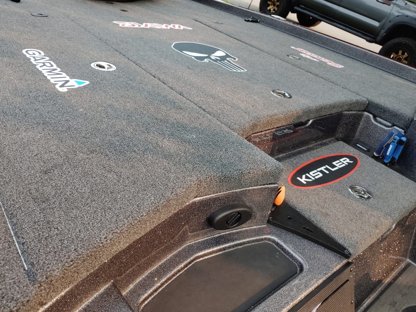 Customer photo review of Punisher Carpet Graphic