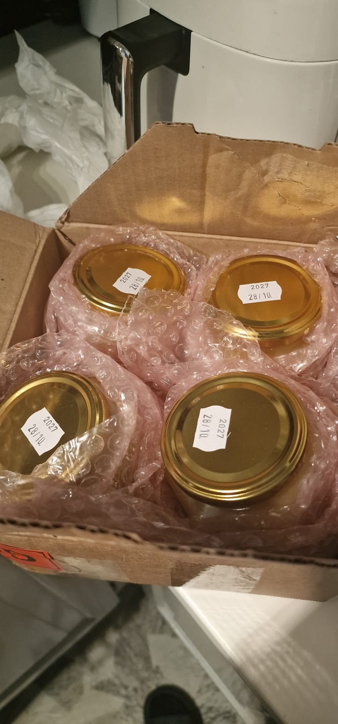 Customer photo review of Fast slät kallslungad Honung från våra Skånska blommor