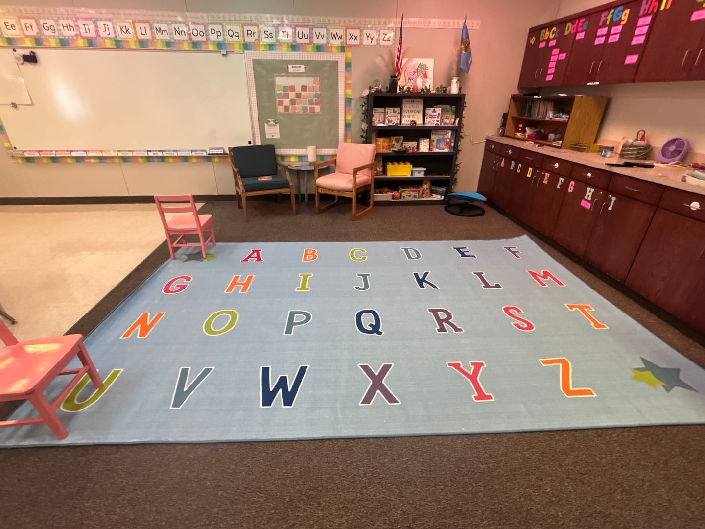 Customer photo review of ALPHABET ON BLUE CC Overrun (first quality)
