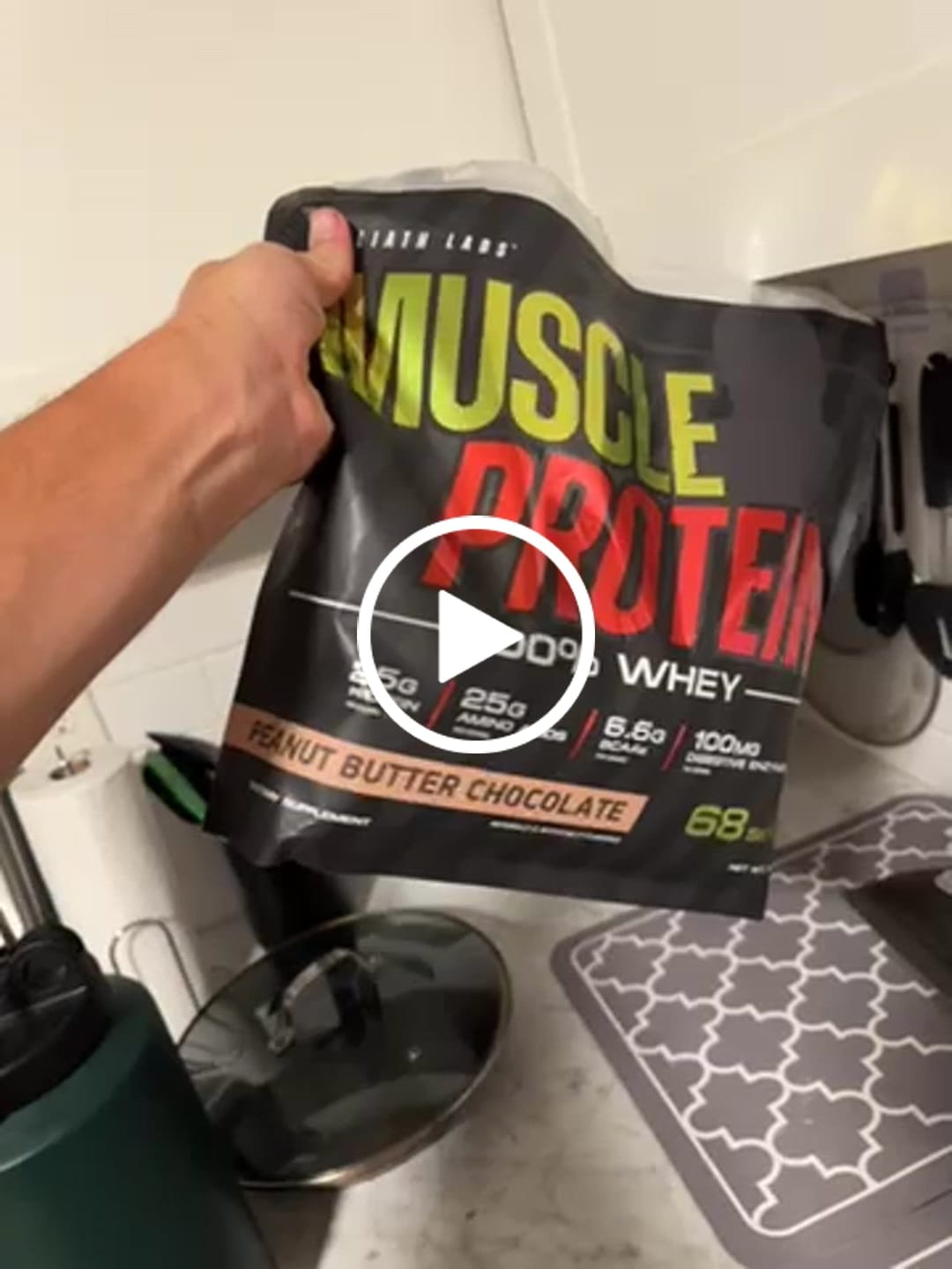 Customer video review of 100% Whey Protein Powder