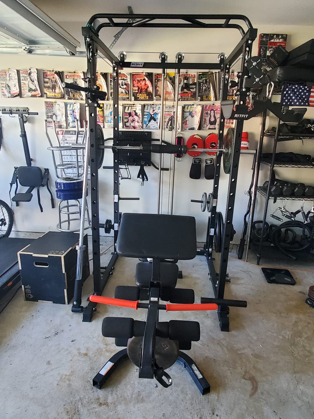 Customer photo review of RitFit All-in-one Multi-Grip LAT Pull Down Bar
