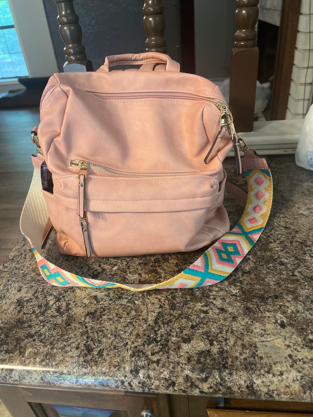 Customer photo review of Amelia Vegan Backpack