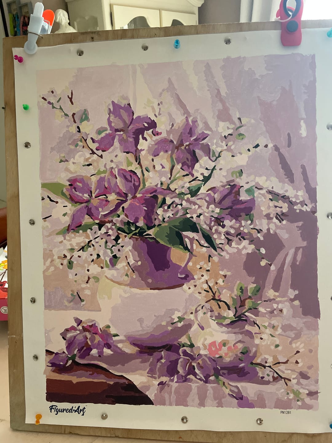 Customer photo review of Vase pourpre élégant