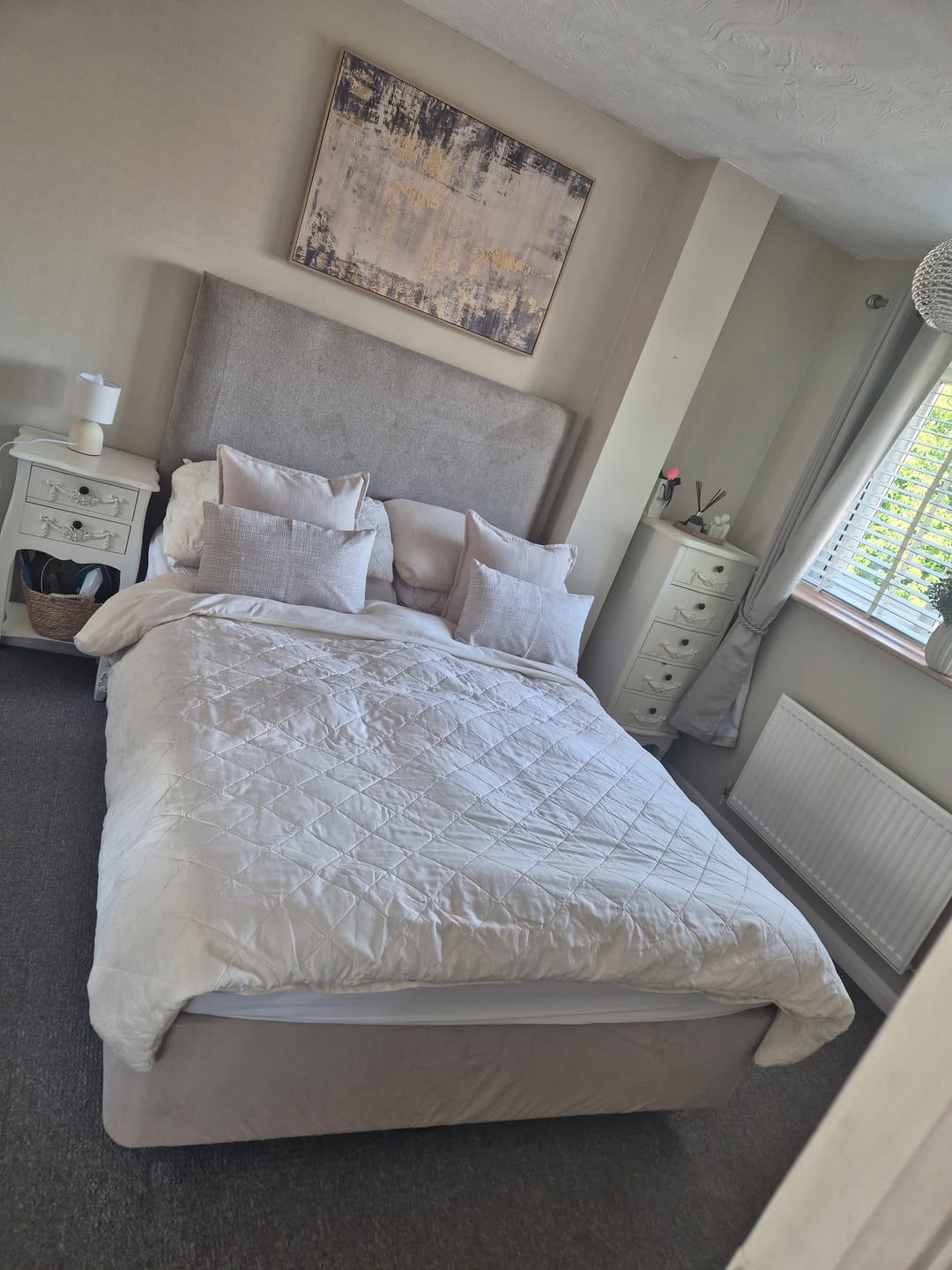 Customer photo review of Plain Chenille Upholstery Fabric