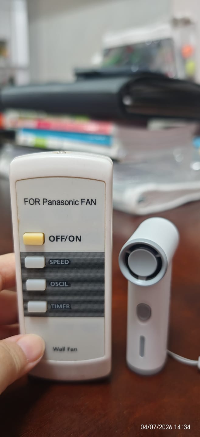Customer photo review of NEF Nano - Palm-Sized High-Speed Handheld Fan