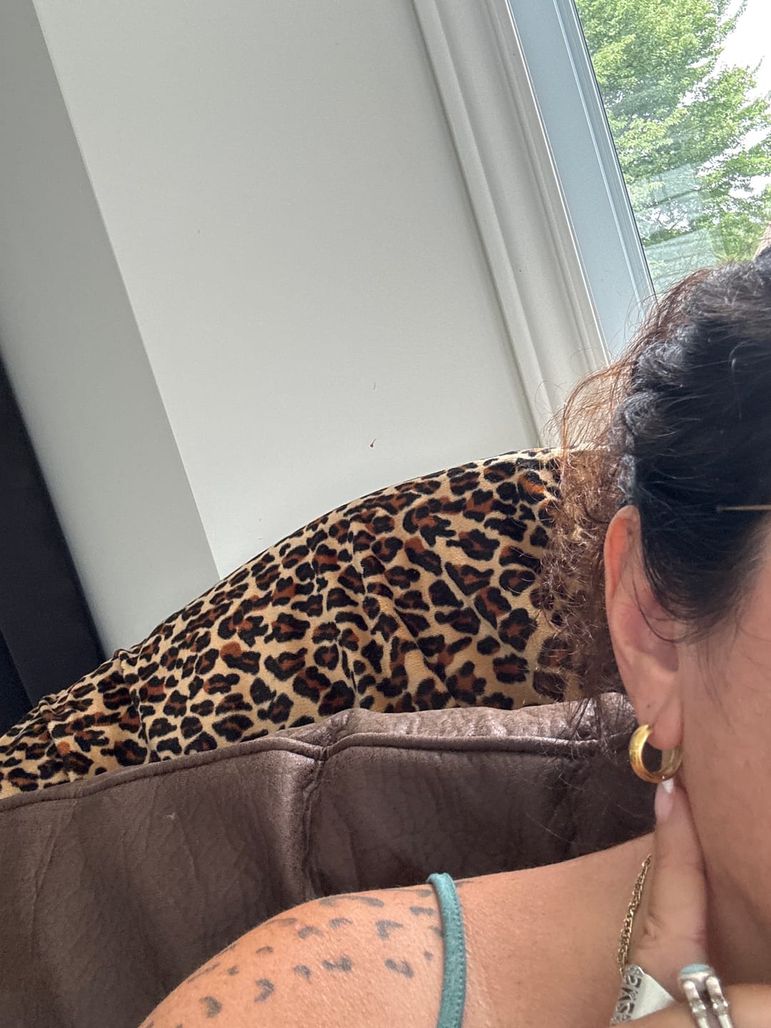 Customer photo review of Amara Hoop Earrings (Bundle)