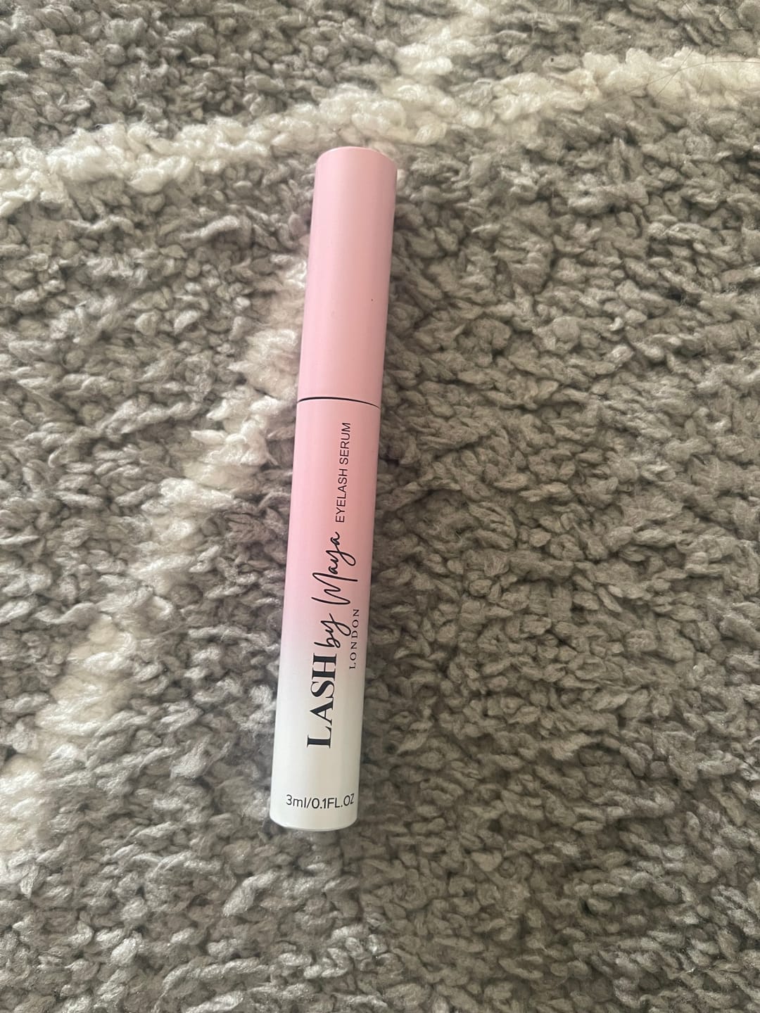Customer photo review of LASH GROWTH SERUM