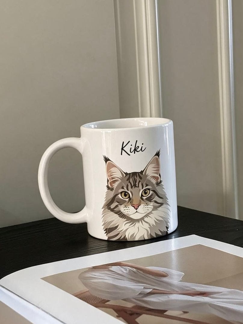 Customer photo review of Custom Pet Portrait Mug