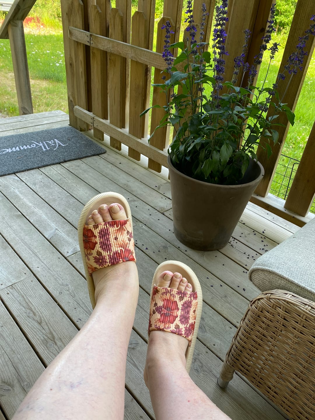 Customer photo review of HappyFlops Botanics