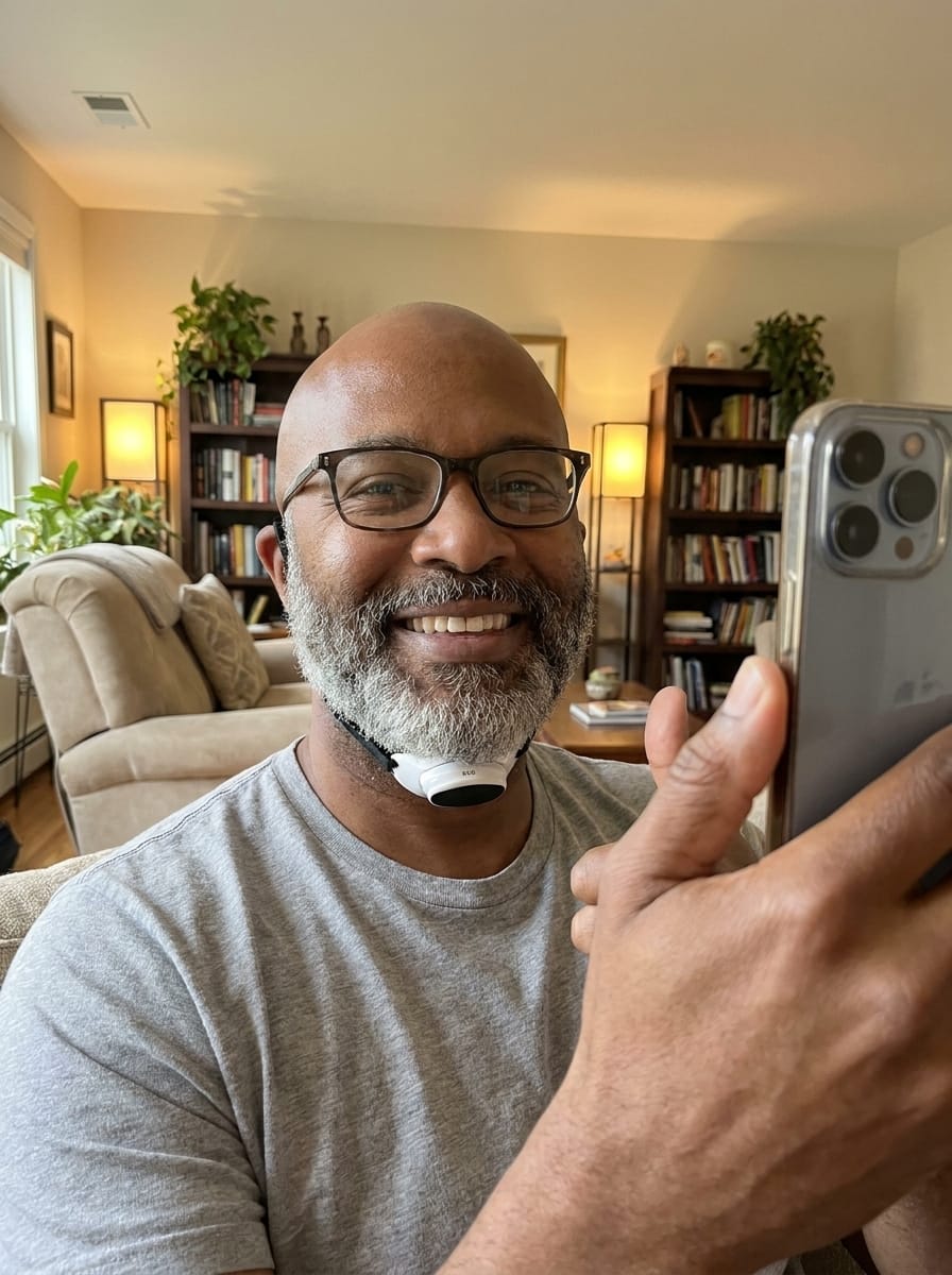 Customer photo review of NeuroAir™ — Eliminates Snoring & Sleep Apnoea