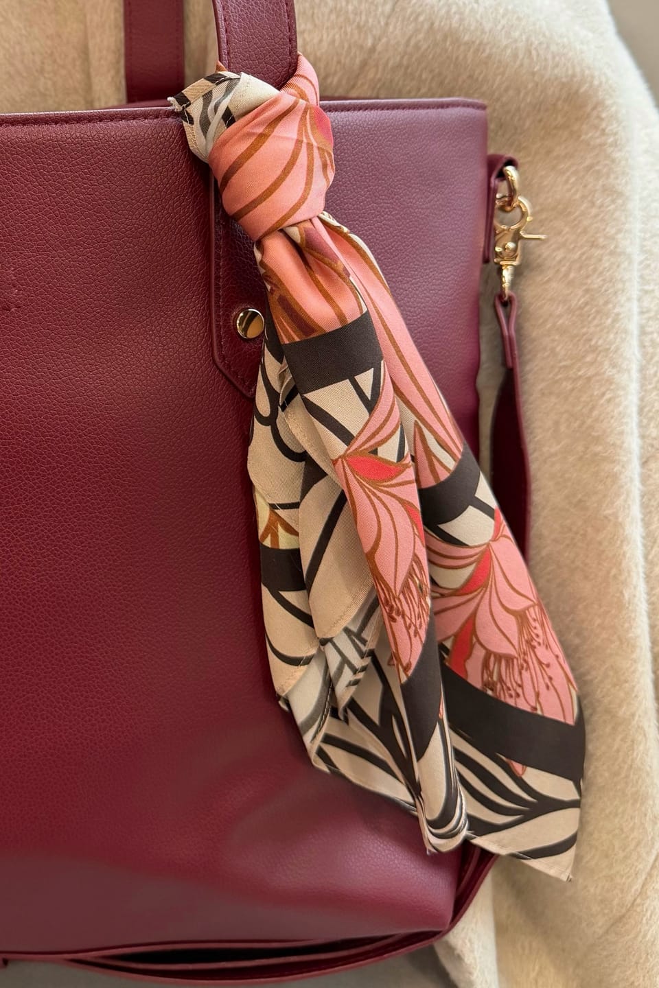 Customer photo review of Silk Scarf in Cathedral Botanic