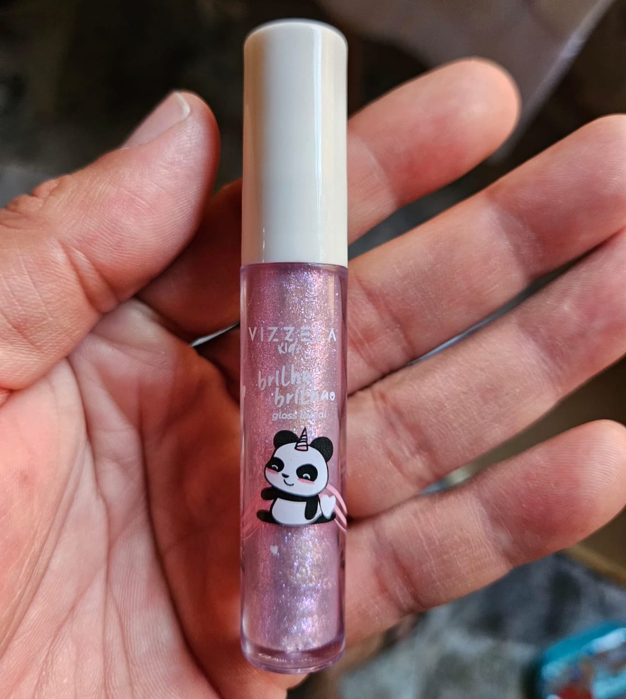 Customer photo review of Gloss Infantil Brilha Brilha