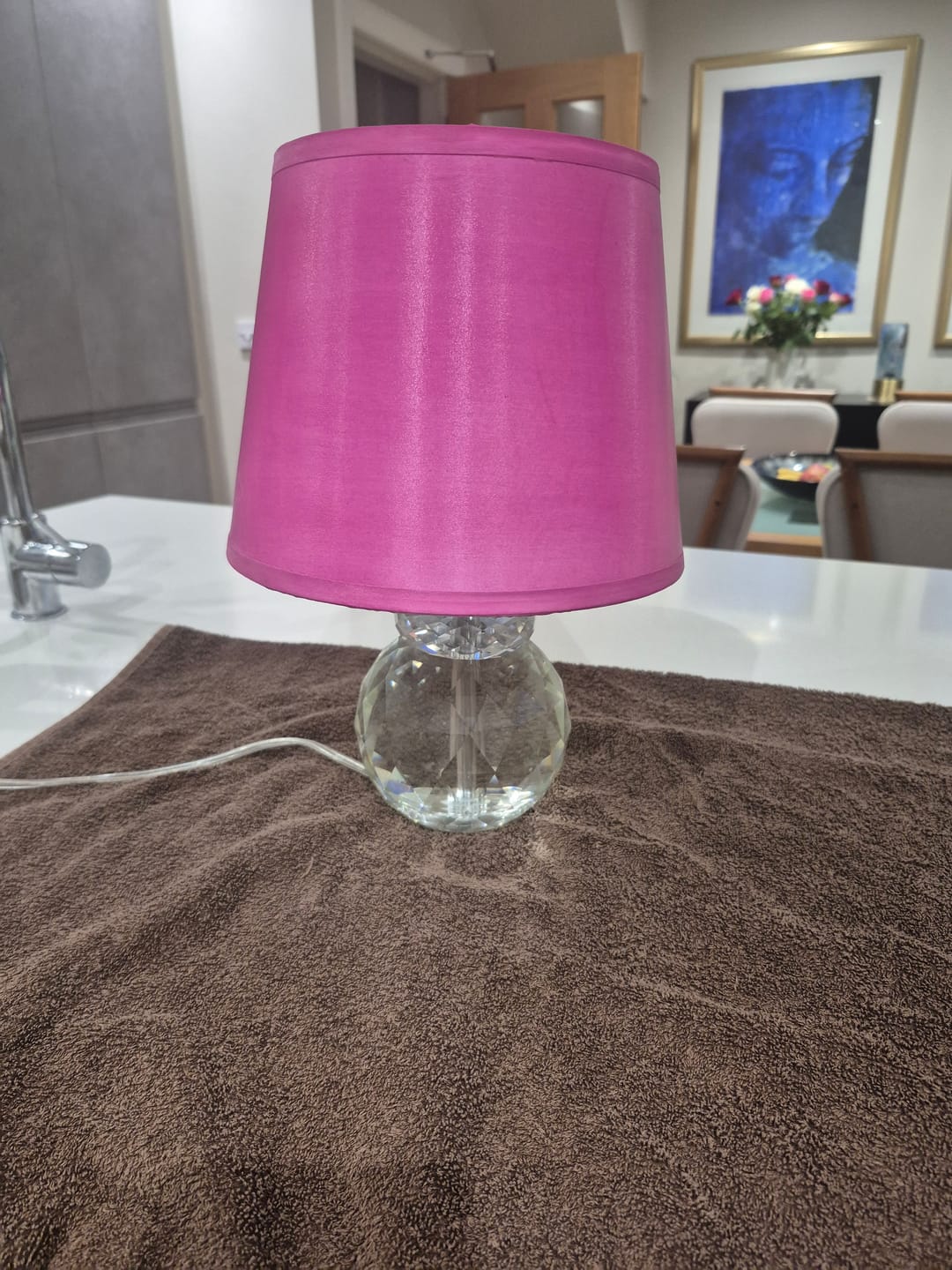 Customer photo review of Fabric Paint -- Raspberry