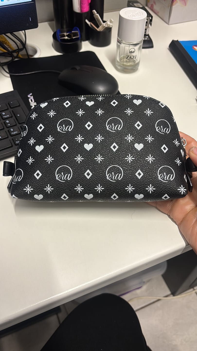 Customer photo review of Black Go Getter Makeup Bag