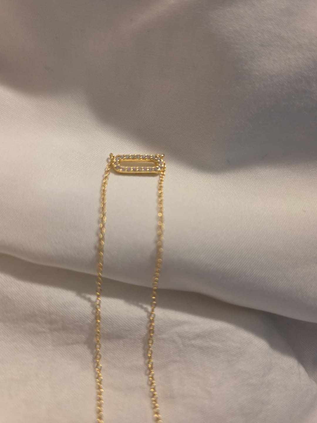 Customer photo review of Collar Dije Ovalado Zirconias