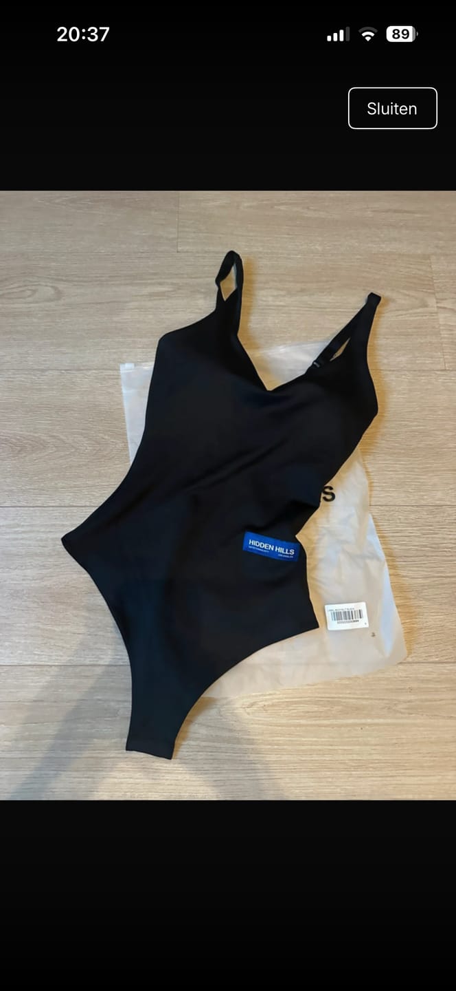 Customer photo review of LABEL BODYSUIT BLACK