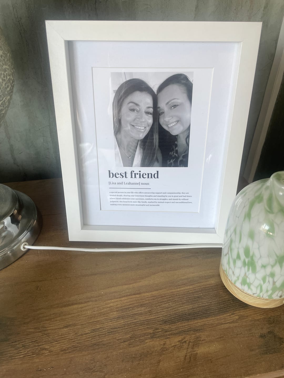 Customer photo review of Personalised Friendship Definition Photo Print