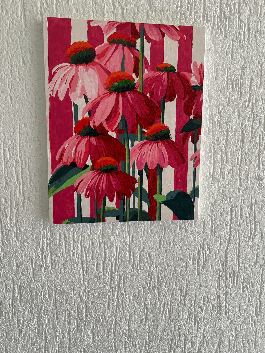 Customer photo review of Malen nach Zahlen - Vertikale Blüten