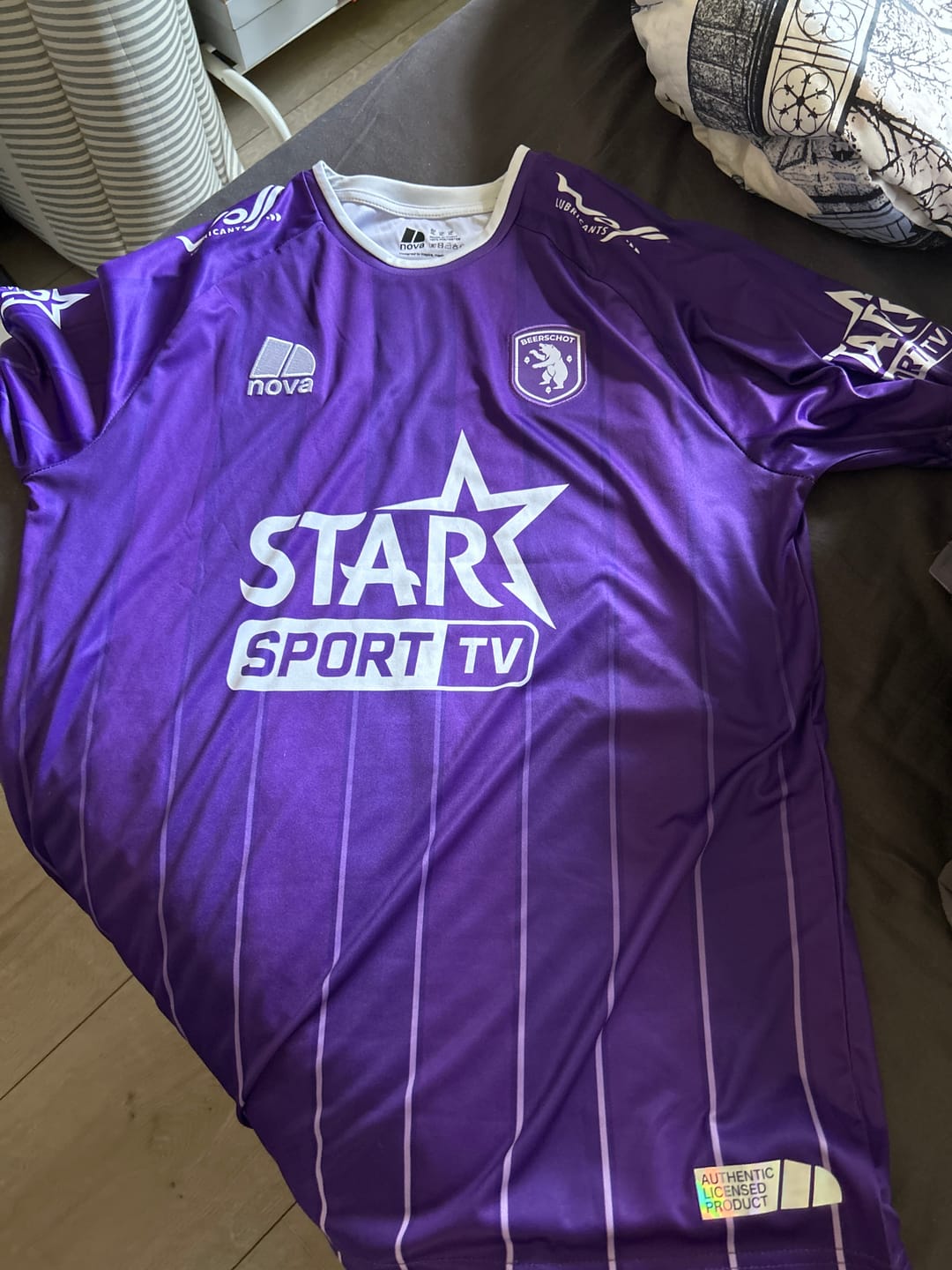 Customer photo review of Premium Football Shirt with Name and Number Mystery Box