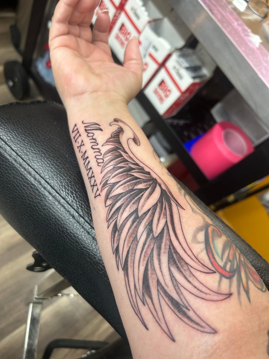 Customer photo review of Signature Tattoo Numbing Cream 1 TUBE