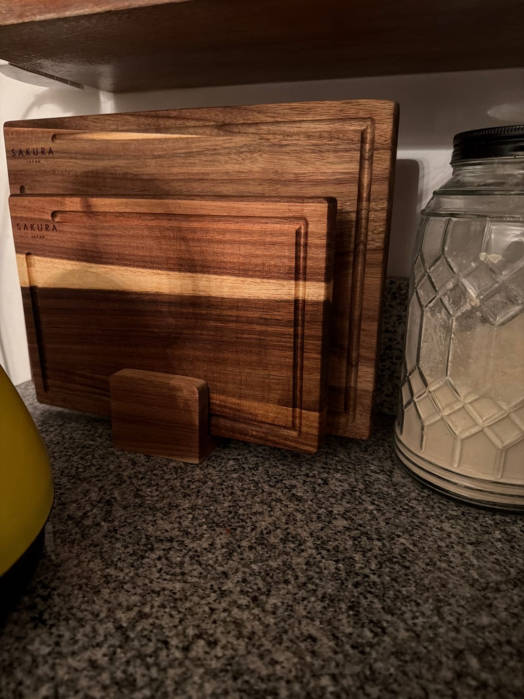 Customer photo review of Set X3 Tablas De Corte C/Base Sakura Sequence Edition Acacia