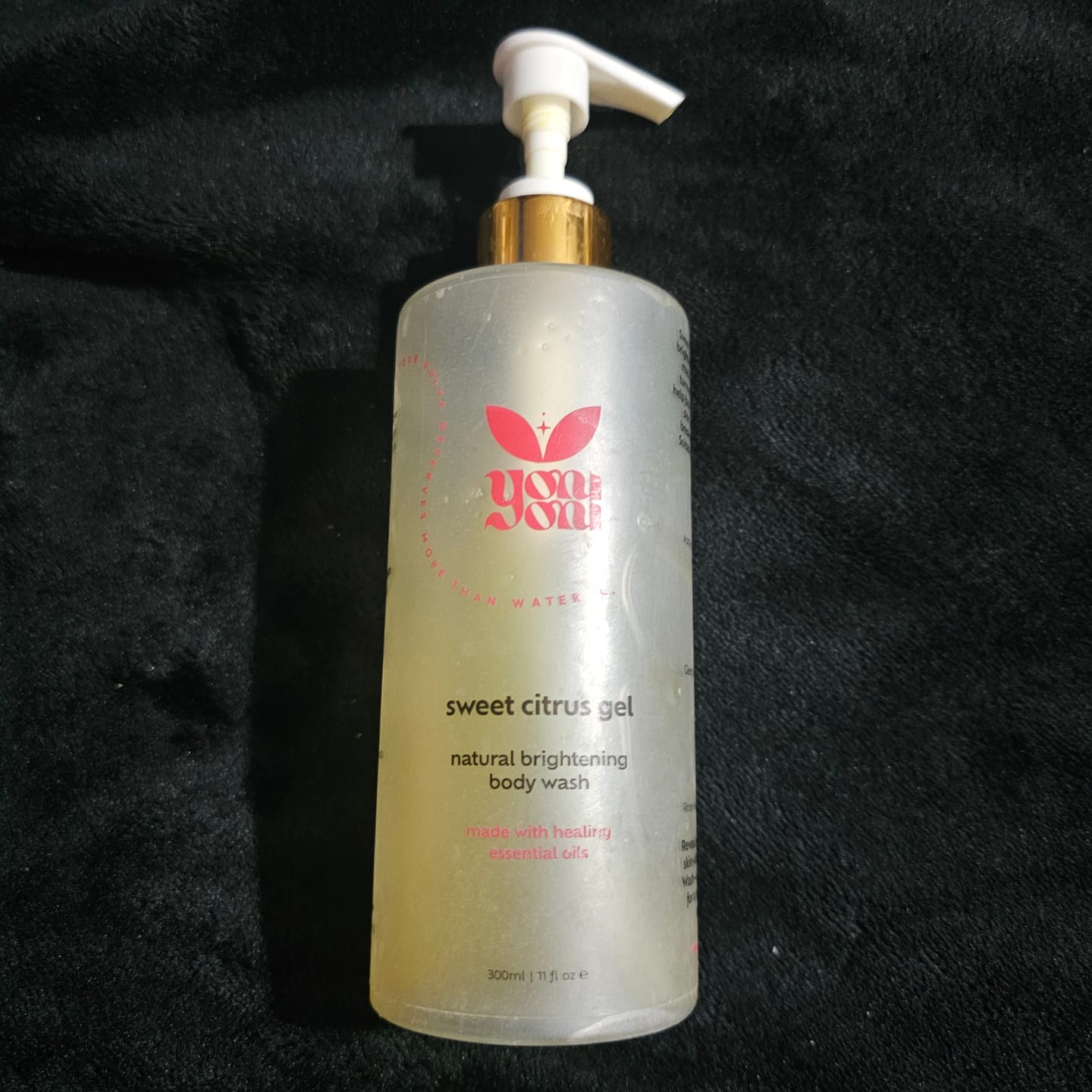 Customer photo review of Sweet Citrus Gel