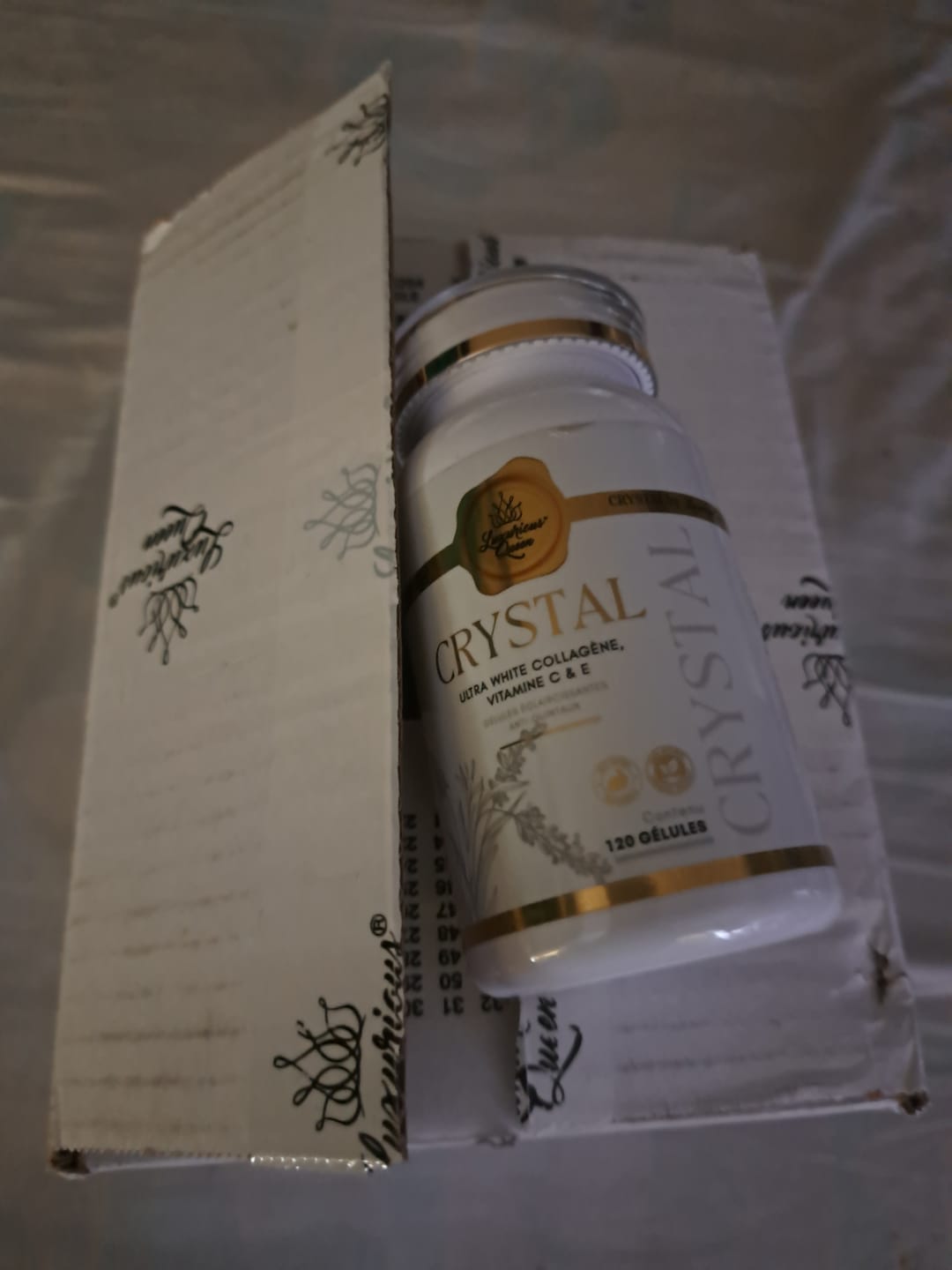Customer photo review of Grossiste: Crystal ultra white collagen vit C & E 2400mg