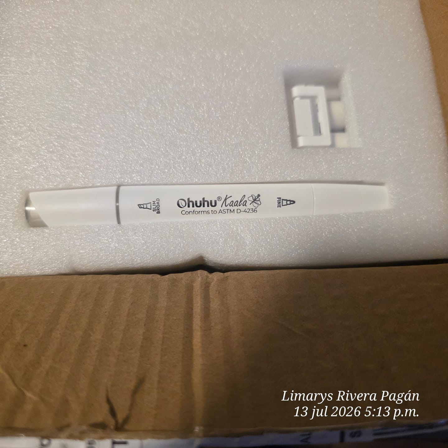 Customer photo review of Ohuhu Honolulu B 0 Individual Marker, Brush & Fine