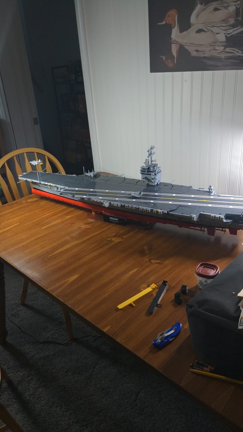 Customer photo review of COBI TOP GUN Aircraft Carrier: Set #5922