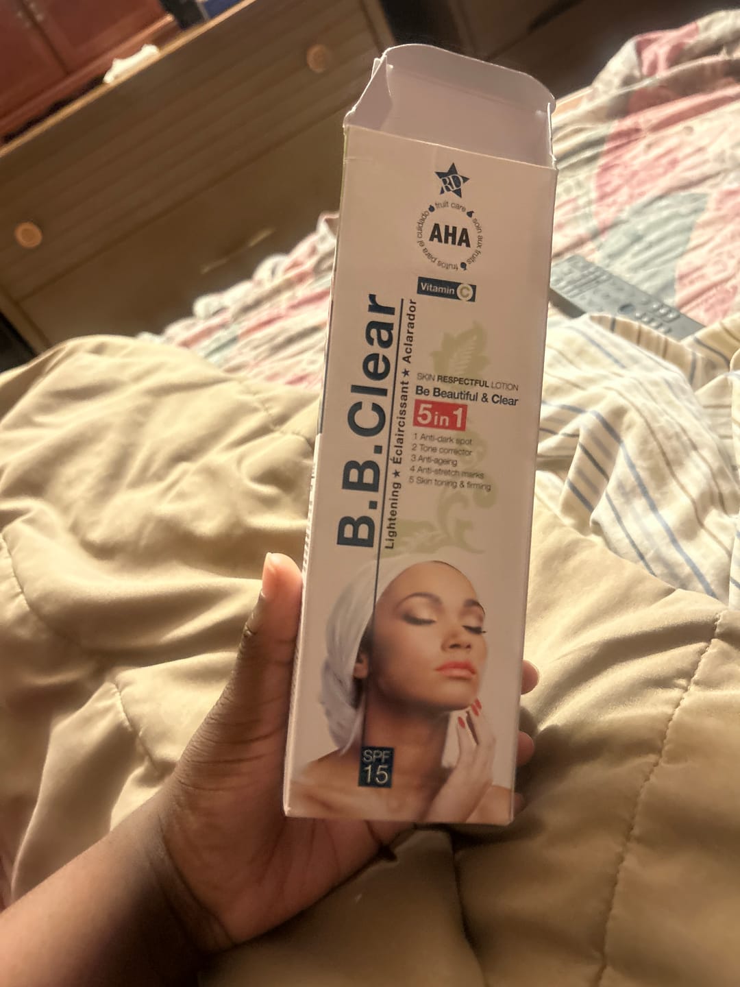 Customer photo review of B.B. Clear Lotion 300ml