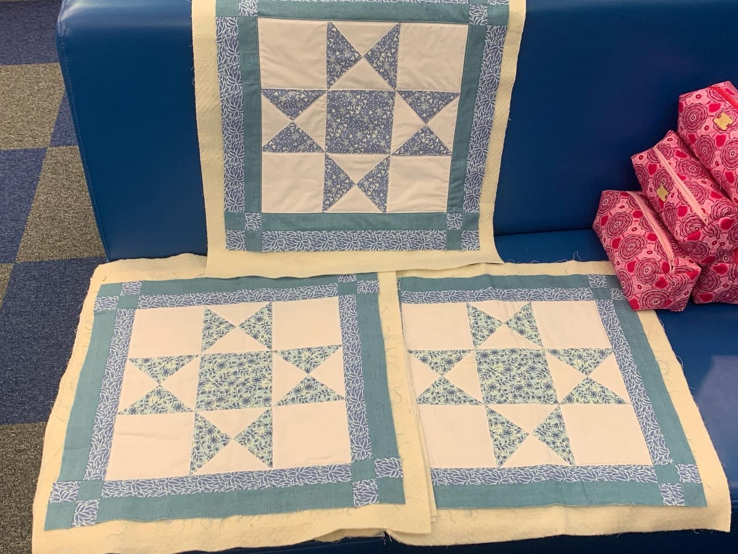 Customer photo review of Linen Textured Look Cotton Fabric