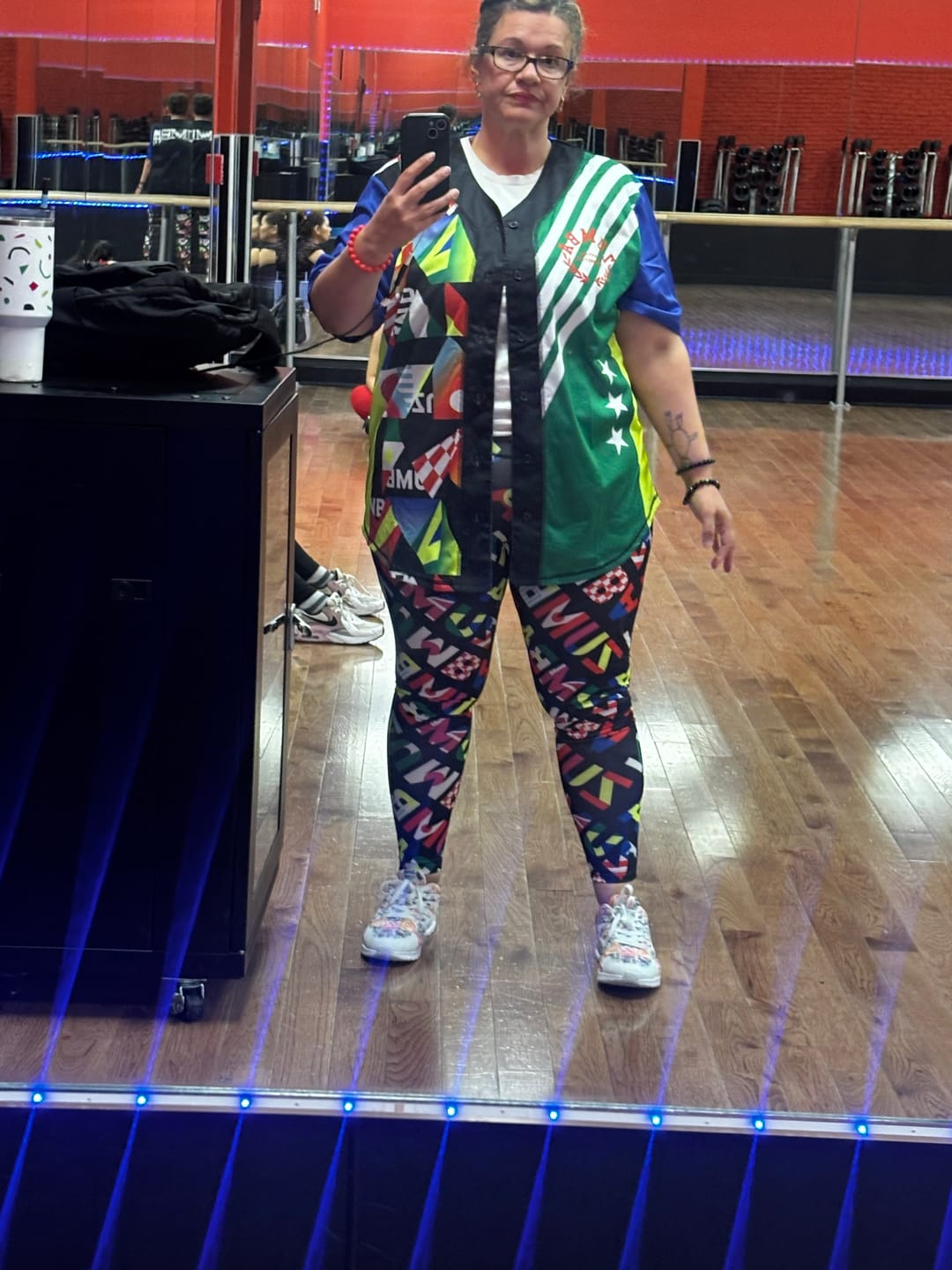 Customer photo review of Worldwide Baseball Button Up Jersey