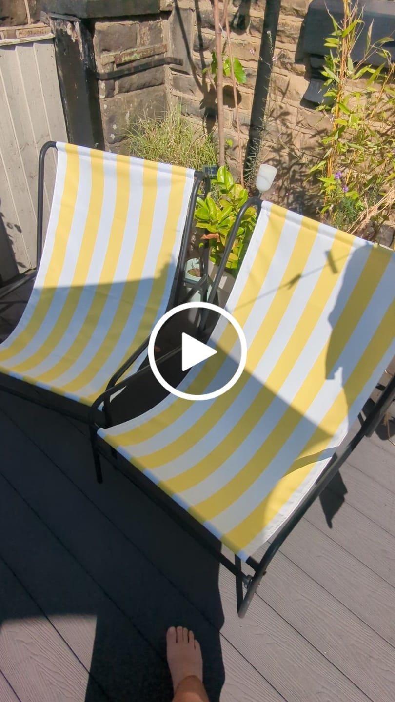 Customer video review of Wide Stripes Water Resistant Fabric