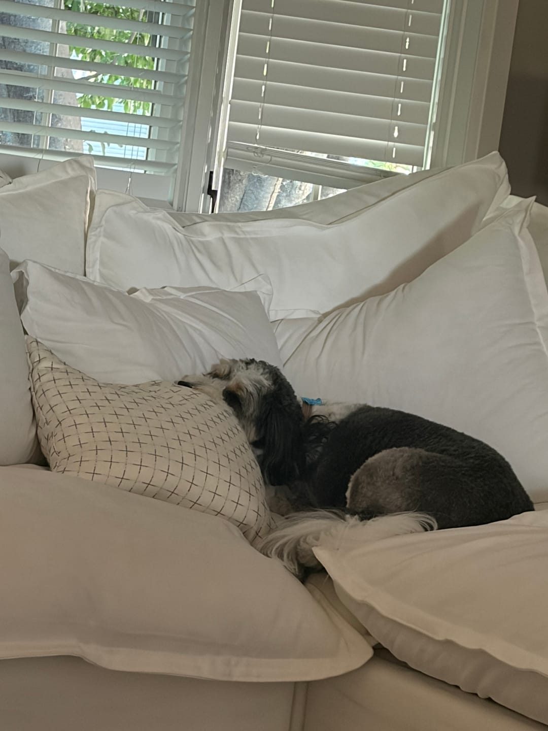 Customer photo review of Modular Luxe Ottoman Piece in White