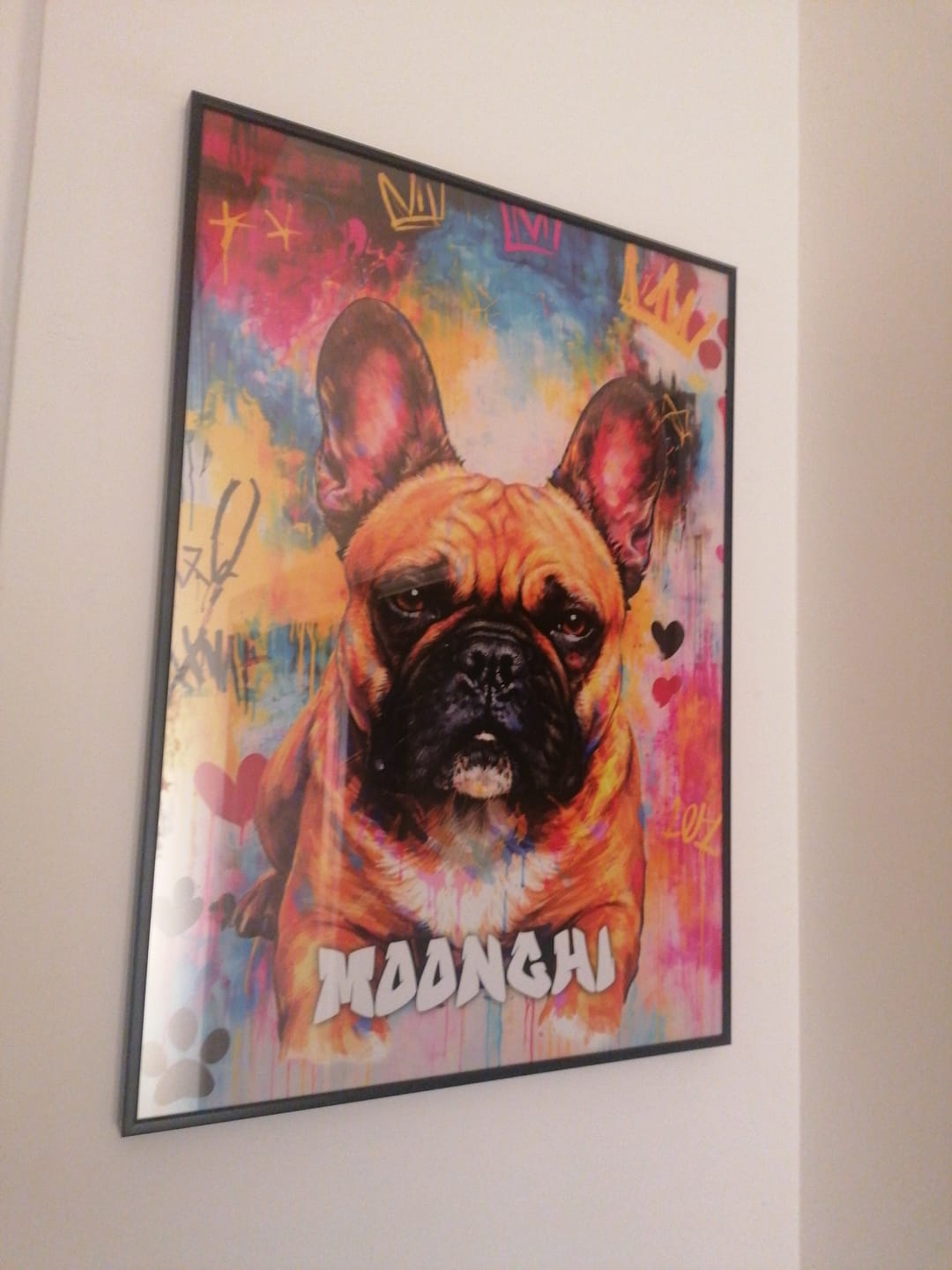 Customer photo review of Le graffiti - Poster personnalisé
