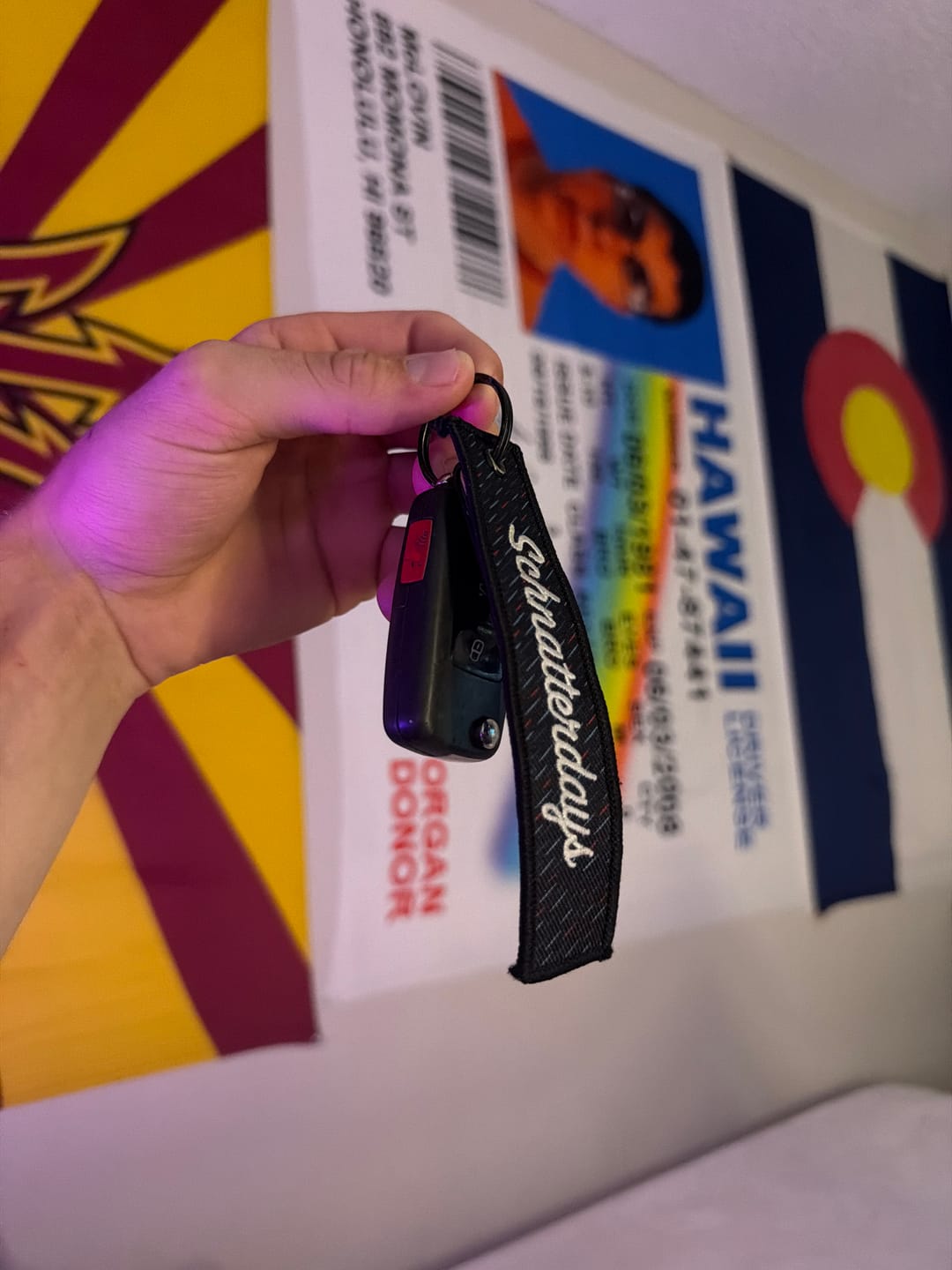 Customer photo review of SCHNATTERDAYS KEYTAG