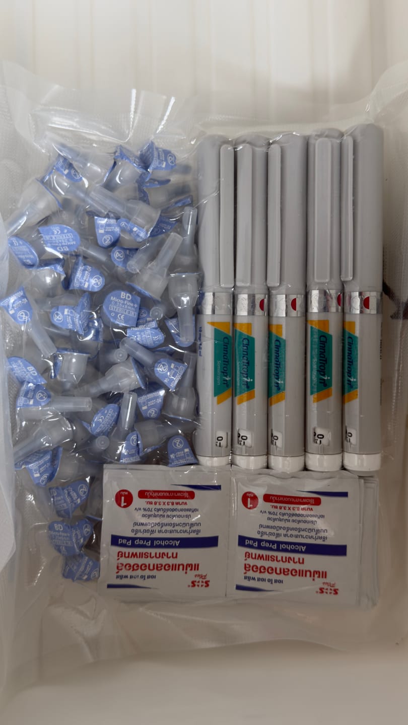 Customer photo review of Cinnatropin 10 mg / 1.5 mL
