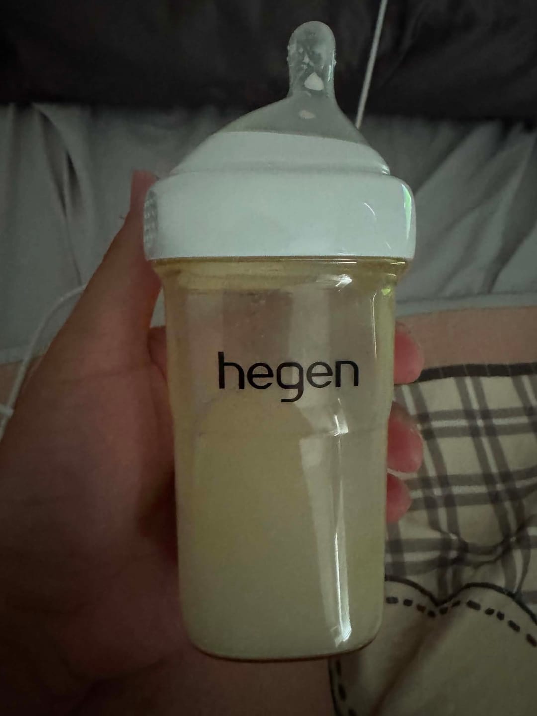 Customer photo review of Hegen Nipple Fast Flow, 2-Pack (6 months and beyond)