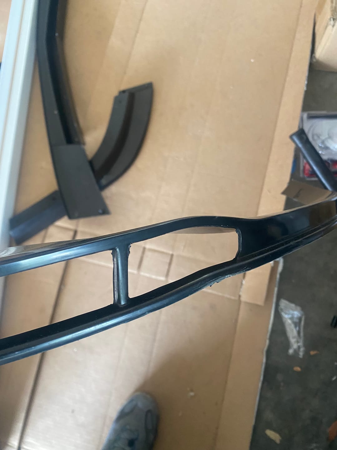 Customer photo review of Fits 05-13 Chevy Corvette C6 OE Z06 Style Front Bumper Lower Splitter Lip