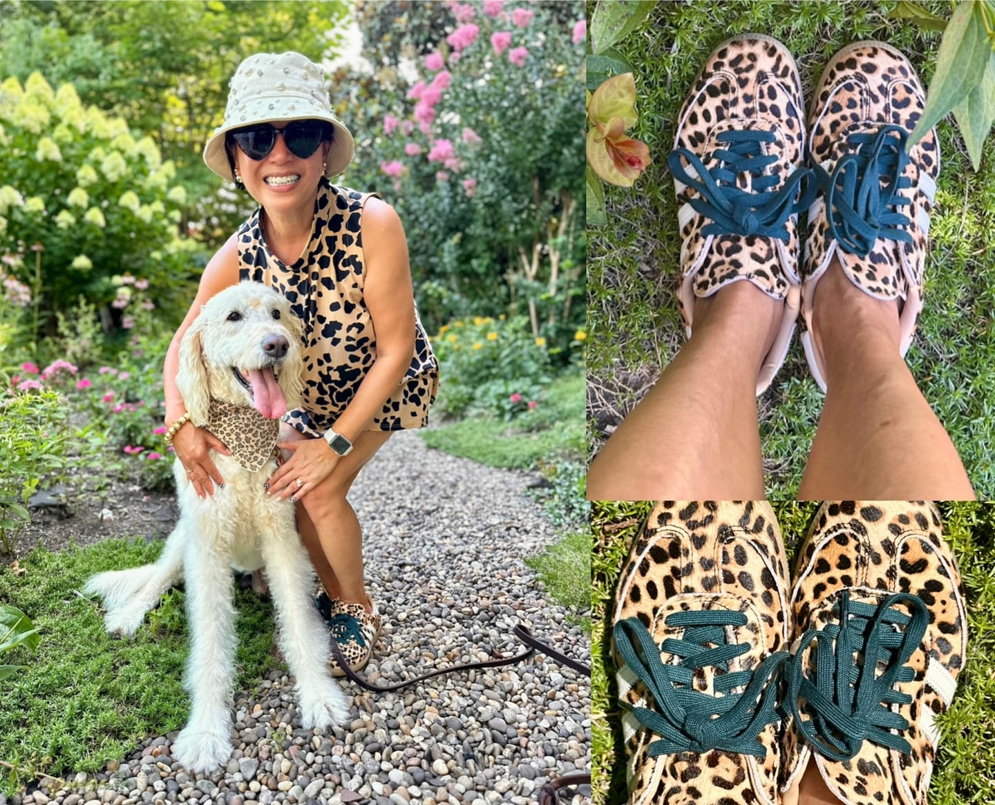 Customer photo review of adidas Samba OG Leopard Magic Beige Women's