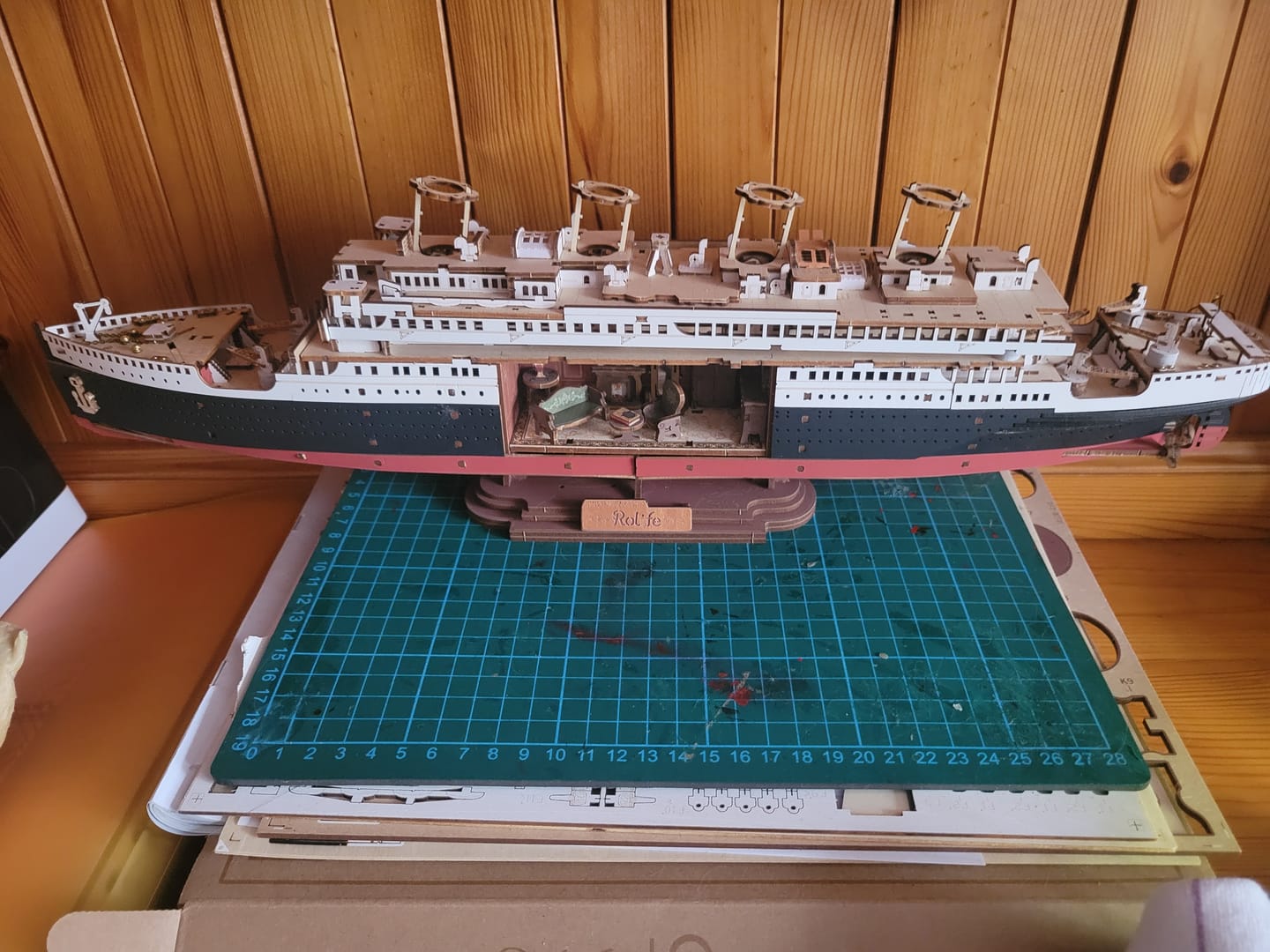 Customer photo review of 3D Puzzle - 1912 Eternal Atlantic Voyager