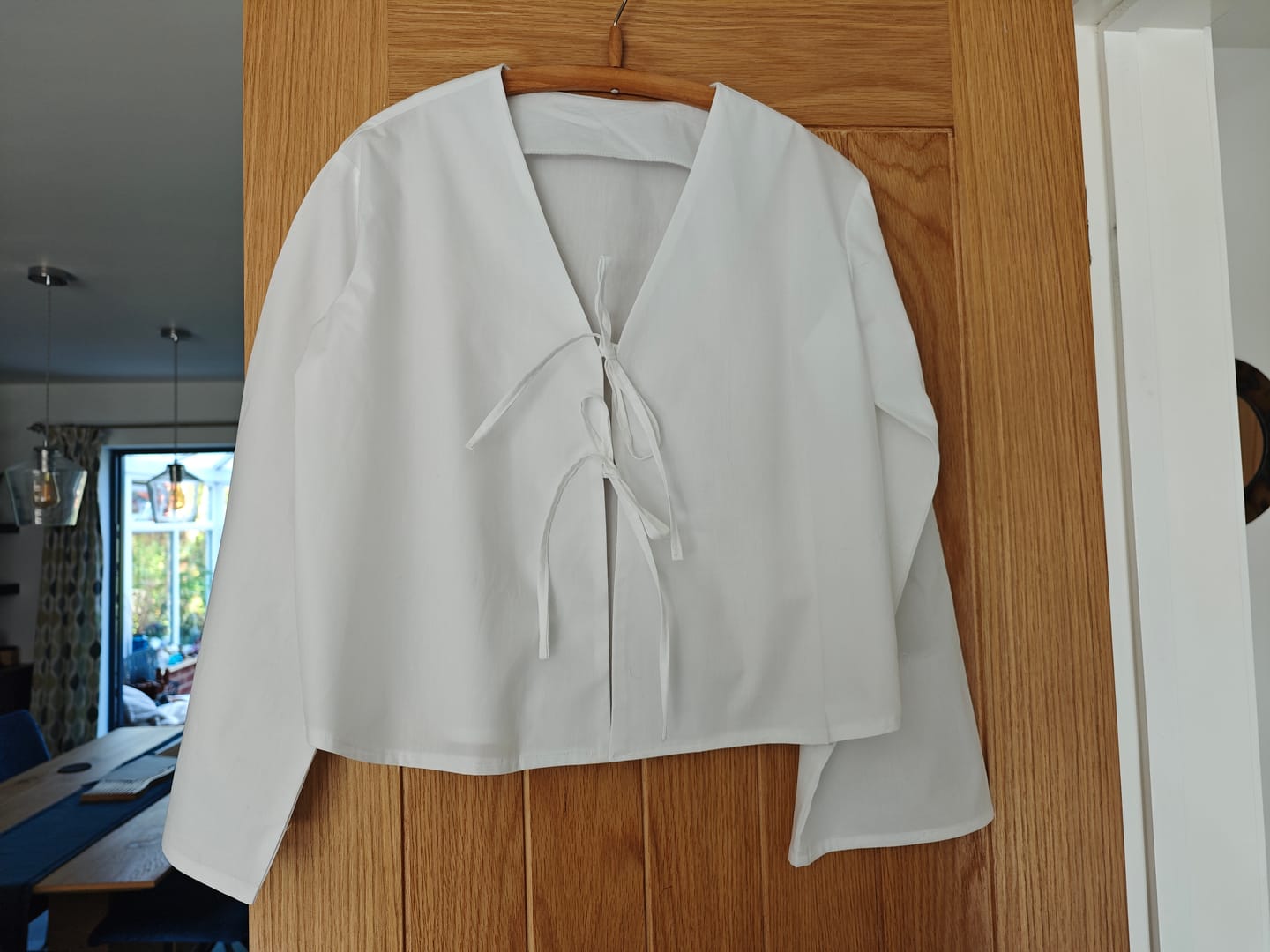 Customer photo review of White Mercerised 100% Cotton Fabric