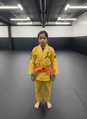 Customer photo review of Core Yellow Brazilian Jiu Jitsu Kids BJJ Gi
