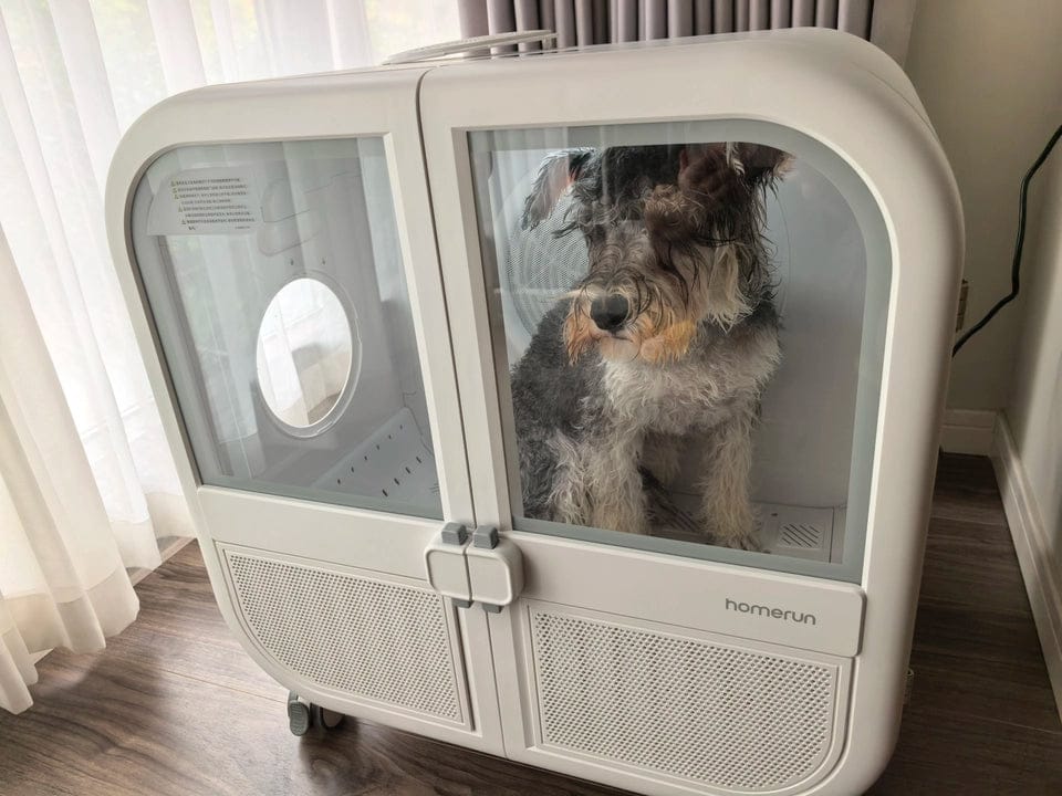 Customer photo review of homerunPET 「Drybo Ultra」ペットドライヤーハウス（7月下旬発送）