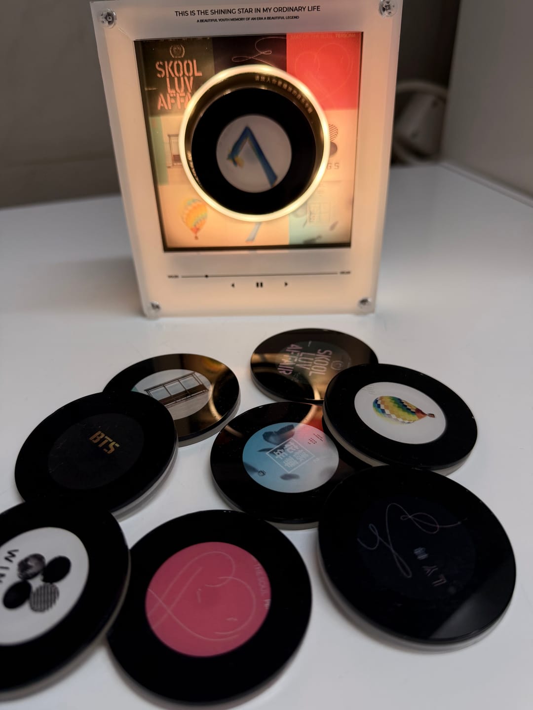 Customer photo review of Vinilo Bangtan