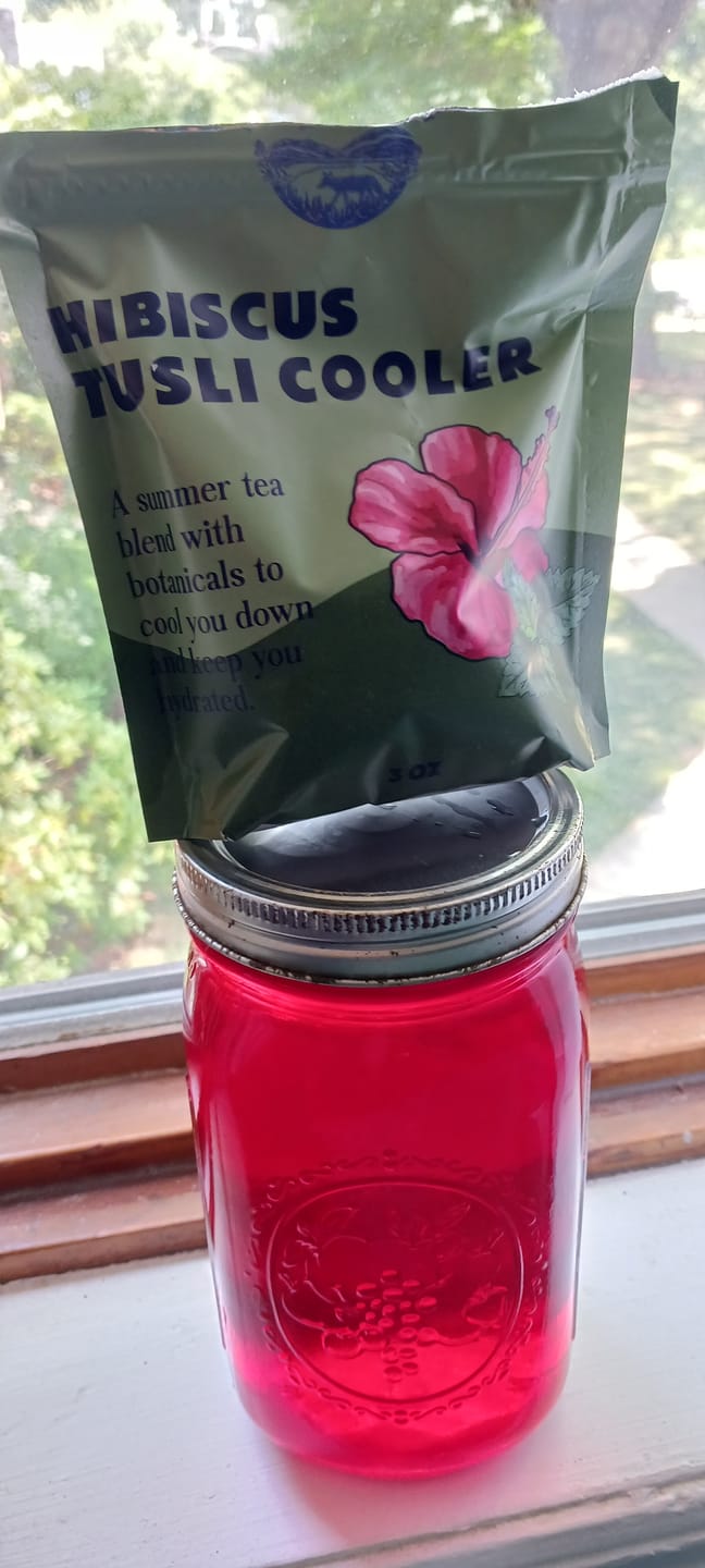 Customer photo review of Hibiscus Tulsi Cooler
