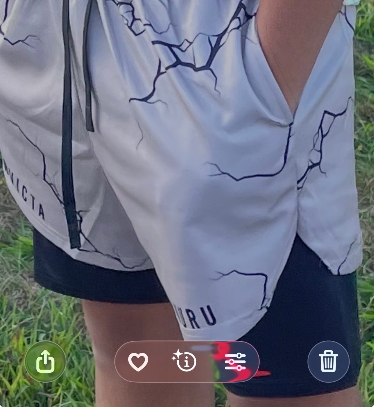 Customer photo review of Gear Performance Shorts